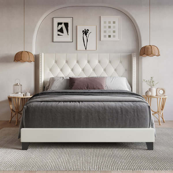 Aadvik deals upholstered bed